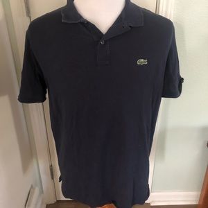 Lacoste XXL Slim Fit Navy Blue Polo T-Shirt
